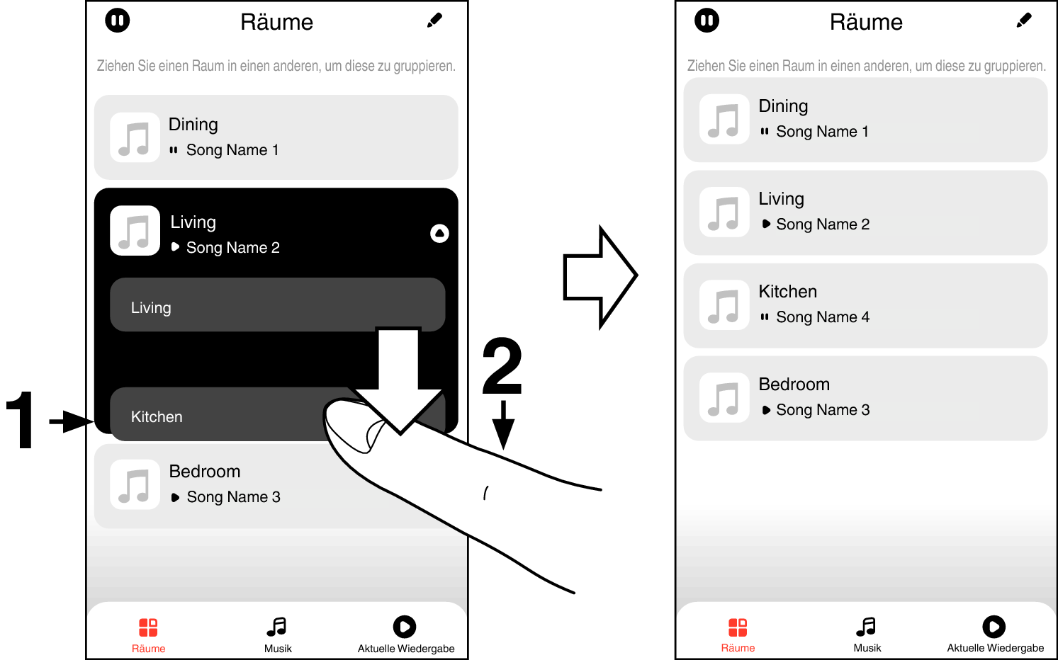 App Ungrouping Room